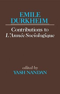 emile durkheim,contributions to l`annee sociologique