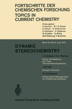 portada dynamic stereochemistry (en Inglés)