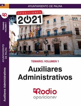 portada Ayuntamiento de Palma. Auxiliares Administrativos. Temario Vol. 1 (in Spanish)