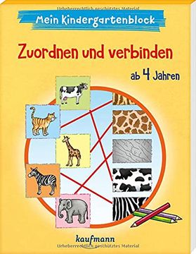 portada Mein Kindergartenblock - Zuordnen und Verbinden ab 4 Jahren (en Alemán)