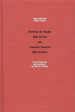 portada The "Rules and the Summa" (Greek & Latin Music Theory s. ) (en Inglés)