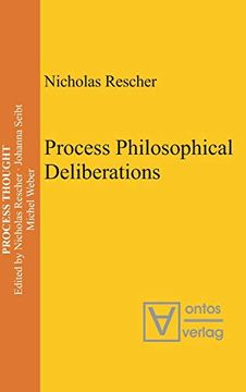 portada Process Philosophical Deliberations (Process Thought) (en Inglés)