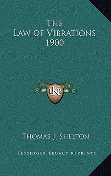 portada the law of vibrations 1900 (en Inglés)