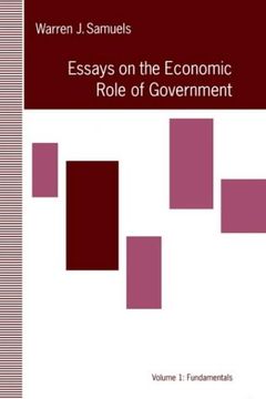 portada Essays in the Economic Role of Government: Fundamentals: Fundamentals vol 1 (in English)