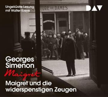 portada Maigret und die Widerspenstigen Zeugen: 53. Fall. Ungekürzte Lesung mit Walter Kreye (in German)