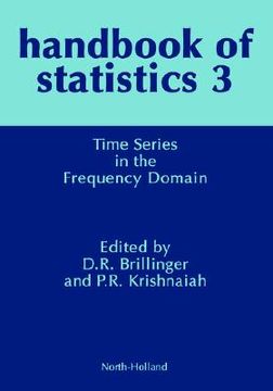 portada handbook of statistics vol.3 hs 3 time series in the frequency domain (en Inglés)