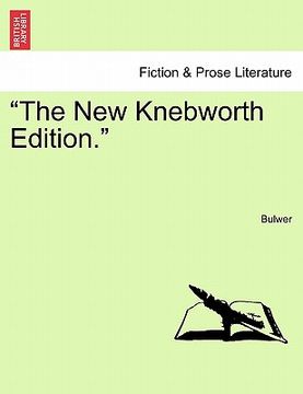 portada the new knebworth edition. (en Inglés)