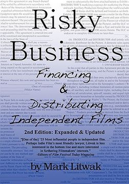 portada risky business: financing & distributing independent films (second edition) (en Inglés)