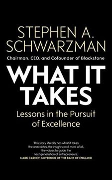 portada What it Takes: Lessons in the Pursuit of Excellence (en Inglés)
