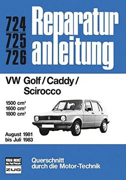 portada Vw Golf/Caddy/Scirocco 08/1981 bis 07/1983 (en Alemán)