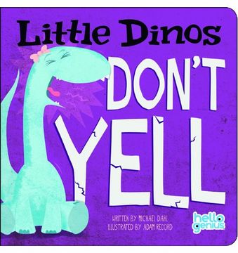 portada little dinos don't yell (in English)