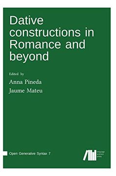 portada Dative Constructions in Romance and Beyond 