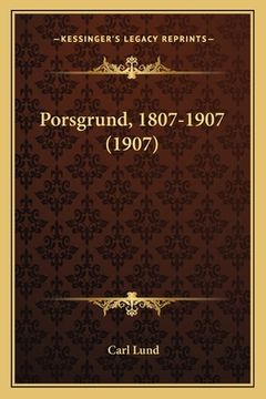 portada Porsgrund, 1807-1907 (1907) (en Noruego)