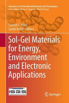 portada Sol-Gel Materials for Energy, Environment and Electronic Applications (en Inglés)