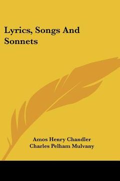 portada lyrics, songs and sonnets (en Inglés)