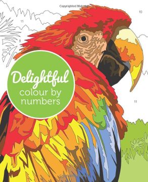 portada Delightful Colour by Numbers (Arcturus Colour by Numbers Collection, 19)