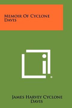 portada memoir of cyclone davis (en Inglés)