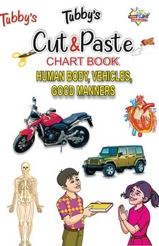 portada Tubbys Cut & Paste Chart Book Human Body, Vehicles, Good Manners (en Inglés)