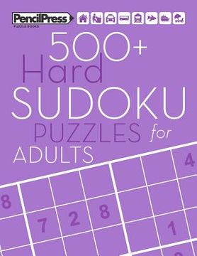 portada 500+ Hard Sudoku Puzzles for Adults: Sudoku Puzzle Books Hard (with answers) 