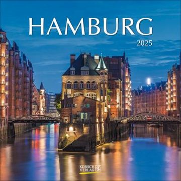 portada Hamburg 2025: Broschürenkalender mit Ferienterminen. Format: 30 x 30 cm