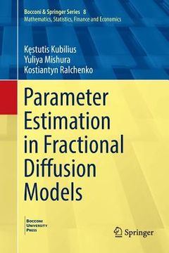portada Parameter Estimation in Fractional Diffusion Models (en Inglés)