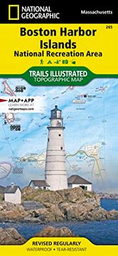 portada Boston Harbor Islands National Recreation Area map (National Geographic Trails Illustrated Map, 265) (en Inglés)