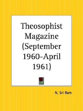 portada theosophist magazine september 1960-april 1961