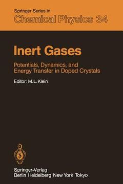 portada inert gases: potentials, dynamics, and energy transfer in doped crystals