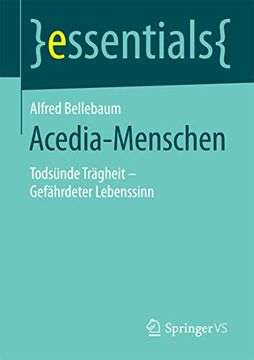 portada Acedia-Menschen: Todsã¼Nde Trã¤Gheit - Gefã¤Hrdeter Lebenssinn (in German)