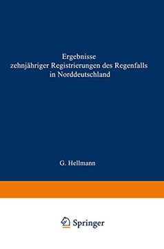 portada Ergebnisse Zehnjähriger Registrierungen des Regenfalls in Norddeutschland (in German)