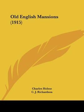 portada old english mansions (1915) (en Inglés)
