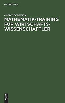 portada Mathematik-Training für Wirtschaftswissenschaftler (in German)