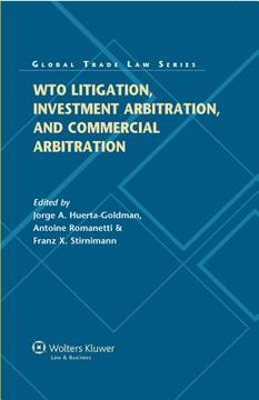 portada wto litigation, investment and commercial arbitration (en Inglés)