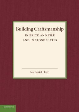 portada Building Craftsmanship (en Inglés)