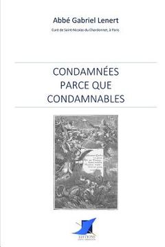 portada Condamnées parce que condamnables (in French)