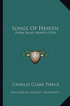 portada songs of heaven: from many hearts (1918) (en Inglés)