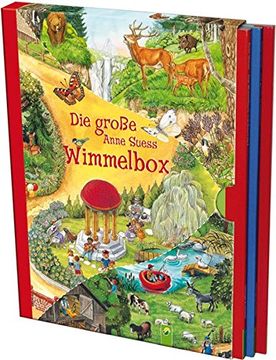 portada Die Große Anne Suess Wimmelbox: 3 Wimmelbücher im Schuber 