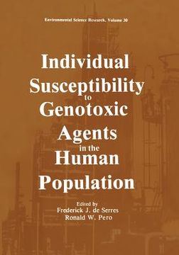 portada Individual Susceptibility to Genotoxic Agents in the Human Population (en Inglés)