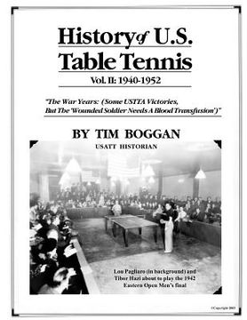 portada History of U.S. Table Tennis Volume 2 (en Inglés)