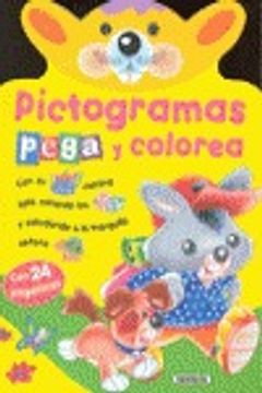 portada Pictogramas - Pega y Colorea (4 Títulos)