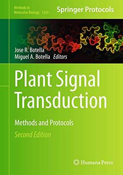 portada Plant Signal Transduction: Methods and Protocols (en Inglés)