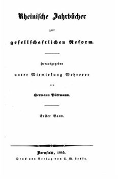 portada Rheinische Jahrbucher zur gesellschaftlichen Reform