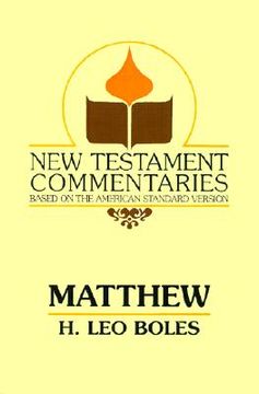 portada matthew: a commentary on the gospel according to matthew (in English)