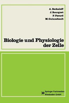 portada Biologie Und Physiologie Der Zelle (in German)