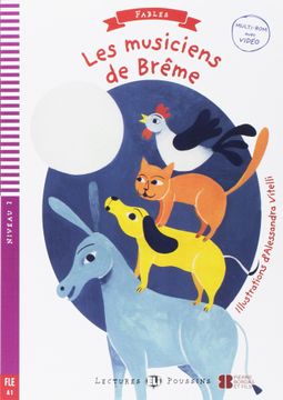 portada Young eli Readers - Fables: Les Musiciens de Breme + Video Multi-Rom vhs (en Francés)