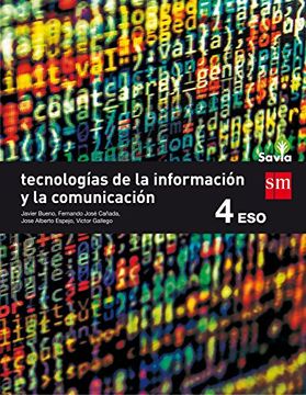 portada Tecnologías de la información y de la comunicación. 4 ESO. Savia
