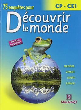 portada 75 Enquêtes Pour Découvrir le Monde Cp-Ce1