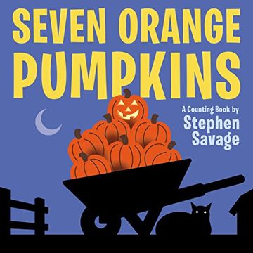 portada Seven Orange Pumpkins Board Book (en Inglés)