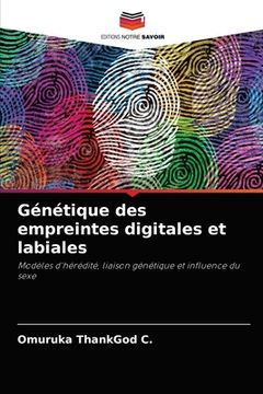 portada Génétique des empreintes digitales et labiales (en Francés)