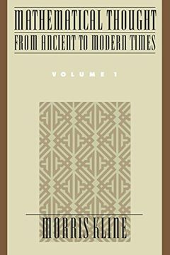 portada Mathematical Thought From Ancient to Modern Times, Vol. 1 